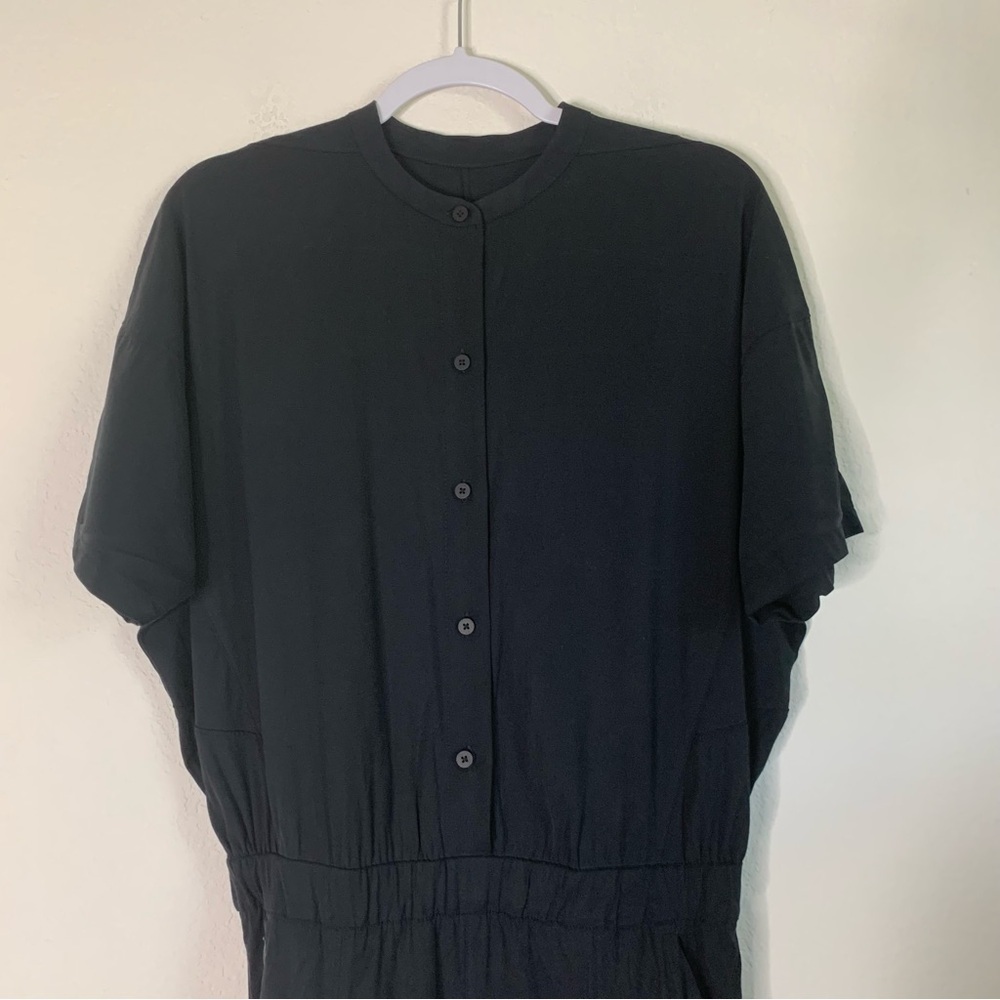 Lululemon womens black perfectly Poised short sleeve jumpsuit 8 - Picture 5 of 12